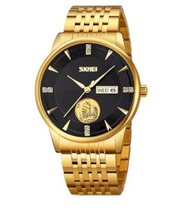 SKMEI 9309 golden black
